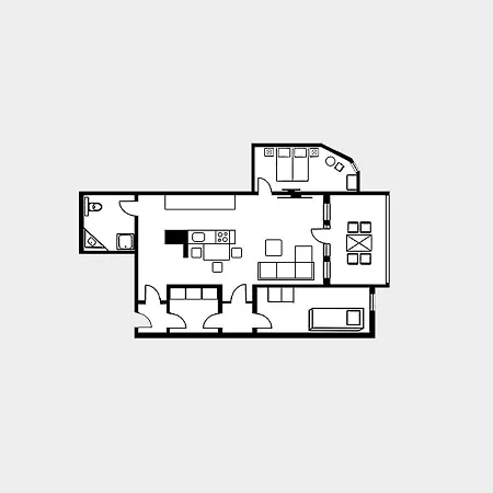 Strandvillen - Mit Meerblick, 2 Schlafzimmern Und Balkon Sv-714 * Binz